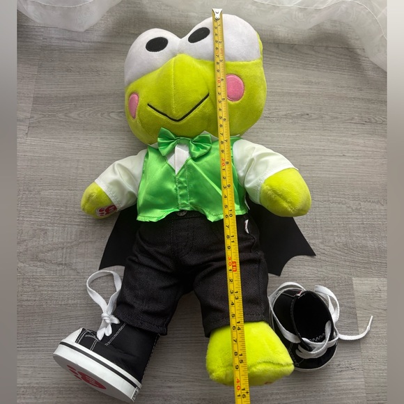 Rare Build A Bear Keroppi Plush 2023 Hello Kitty & Friends + Outfit NWOT - Picture 5 of 14